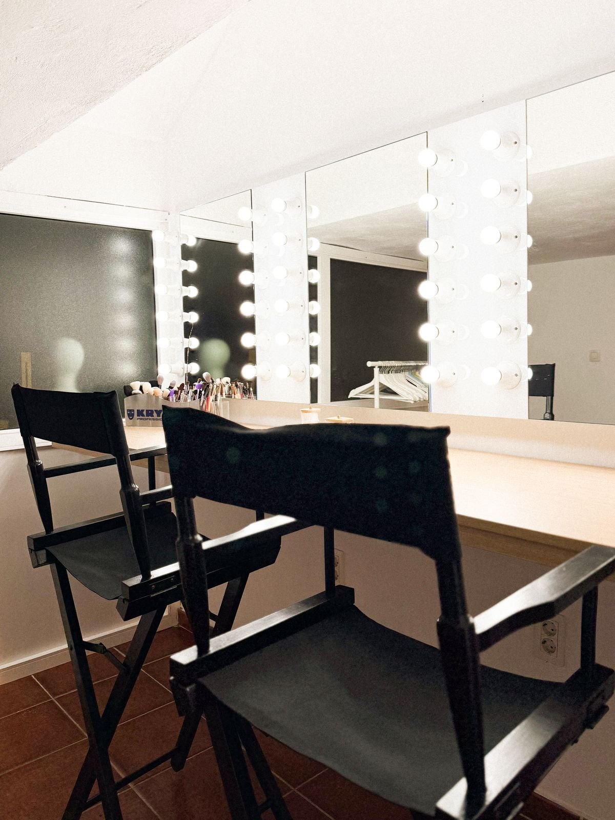 Coiffeuse Hollywood avec Miroir Lumineux